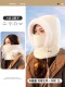 Hat for Autumn and Winter, Windproof Cycling Mask with Integrated Scarf, Warm Headgear for Women and Men, Winter Cold-Proof Lei Feng Hat
