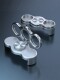 Double Ring Three-Finger Back Clip Phone Holder 360 ° Rotating Folding Magic Ring Lazy Stand Desktop Clip-On Stand