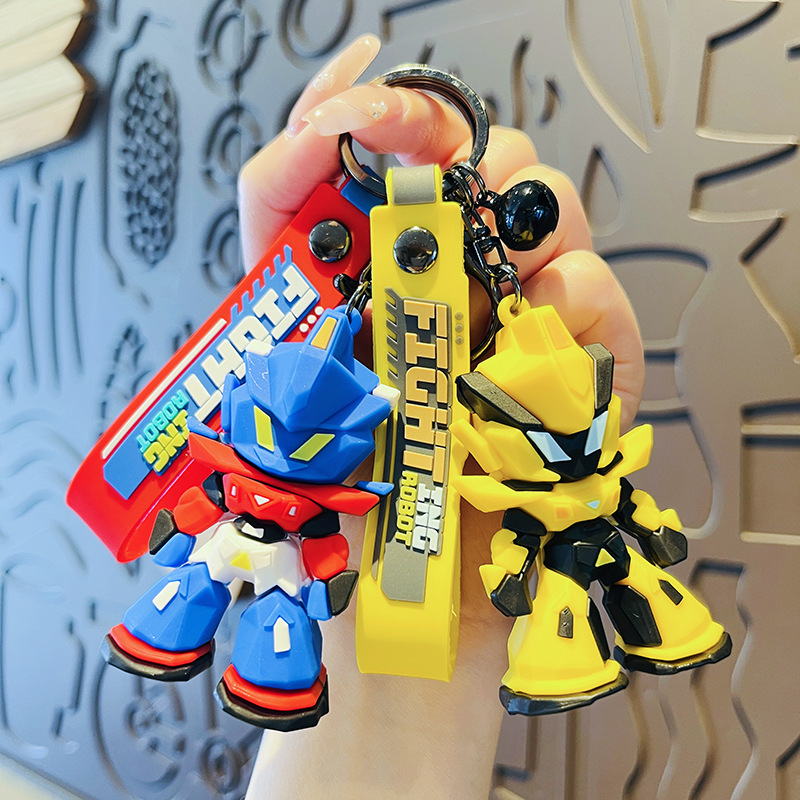Creative Transformers Autobot Keychain Cartoon Doll Pendant Student Backpack Decoration Keychain Small Gift