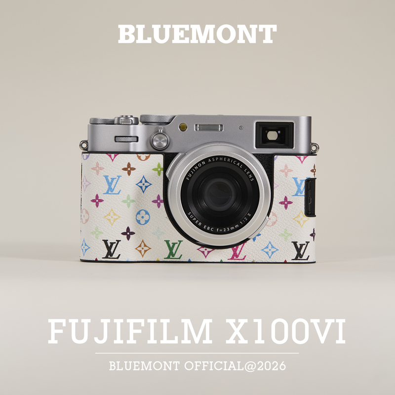 Bluemont Fuji X100Vi Camera Protective Case Anti-Fall Protective Shell Camera Bag Handle Leather Case Accessories
