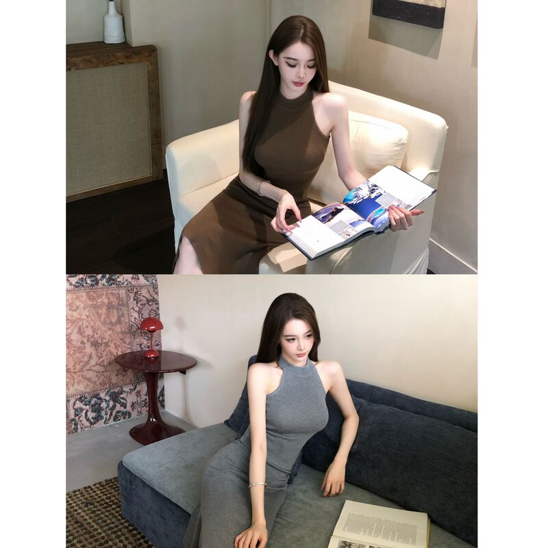 Shirley, the Urban Heroine, High-Fashion Half-High Collar Top and Hip-Hugging Mid-Length Skirt Pure Desire Outfit