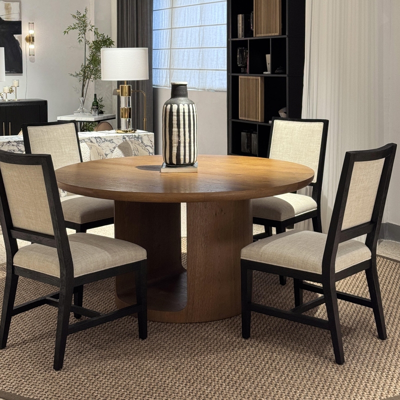 Rh American Furniture Table French Retro Solid Wood Round Dining Table Wabi-Sabi Style Modern Minimalist Home Oak Dining Table Rh American Furniture Table French Retro Solid Wood Round Dining Table Wabi-Sabi Style Modern Minimalist Home Oak Dining Table