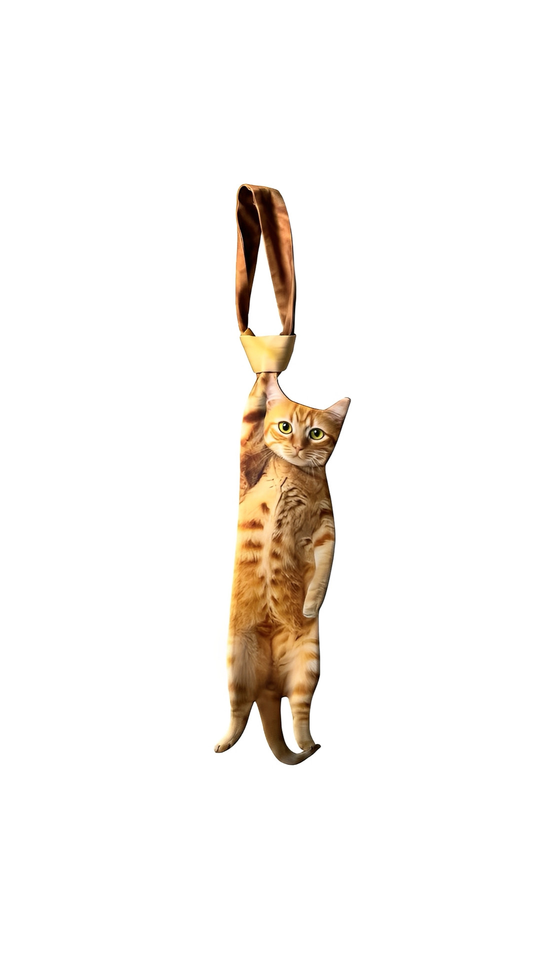 Cute cat pendant, suit, tie