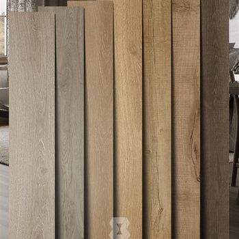 Ecological natural all-ceramic e-wood grain tiles indoor guest restaurant bedroom non-slip wooden floor tile chain project