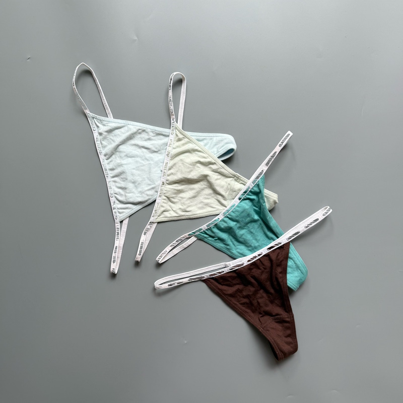 Cxik** Cotton Thong for Women, Seamless, Sexy, Comfortable, Super High Elasticity, Sports Fitness Thong