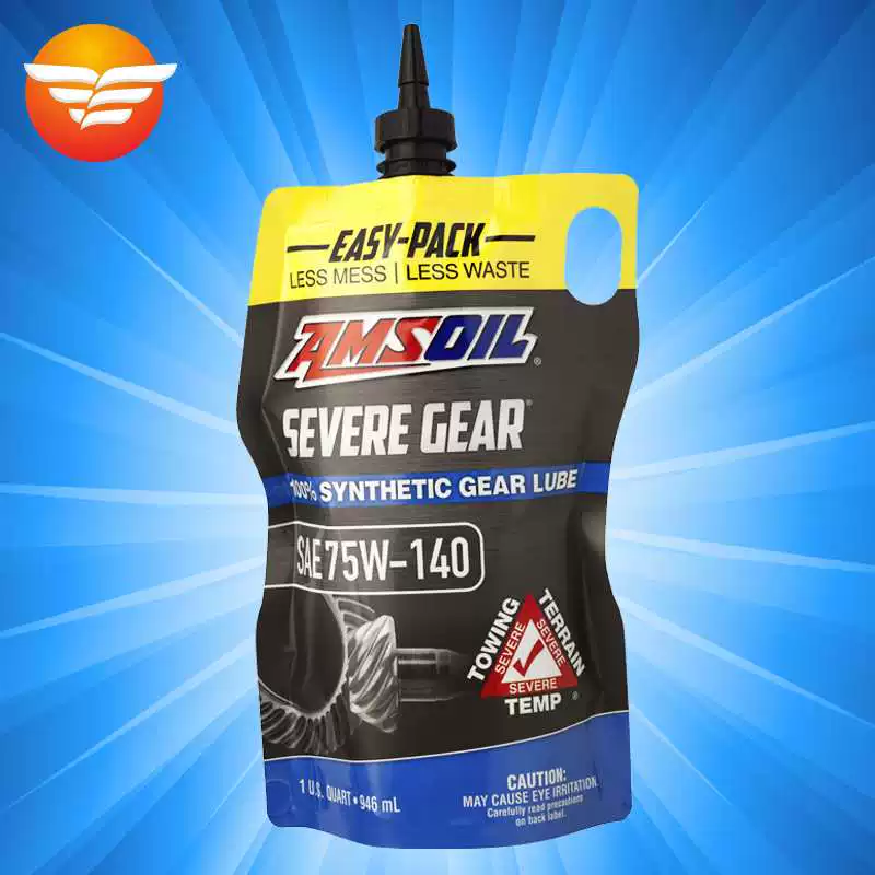 AMSOIL смазочное масло для шестерён 75W-140 импорт полностью синтетический дифференциал переднего и заднего моста