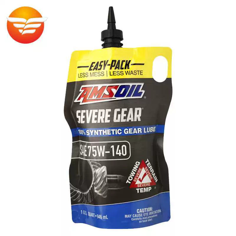 AMSOIL смазочное масло для шестерён 75W-140 импорт полностью синтетический дифференциал переднего и заднего моста
