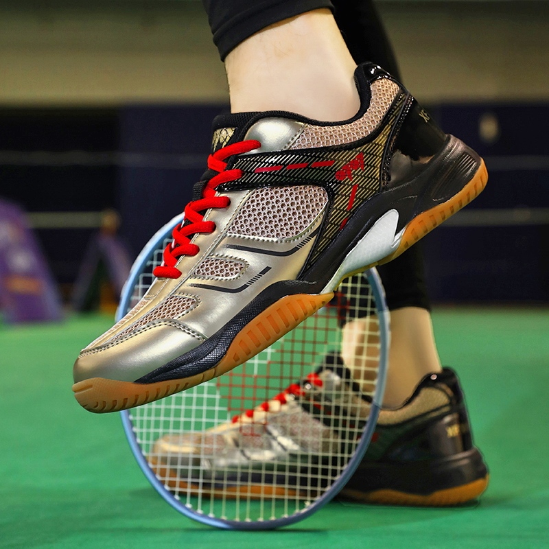 Xunfeng's New Badminton Shoes Are Competition-Specific, Couple Models, Non-Slip, Breathable, Table Tennis and Tennis Shoes, Men's and Women's Sports Shoes