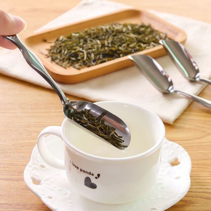 茶叶勺不锈钢加厚茶勺奶粉咖啡勺茶匙茶叶铲日式茶勺取茶分茶量勺