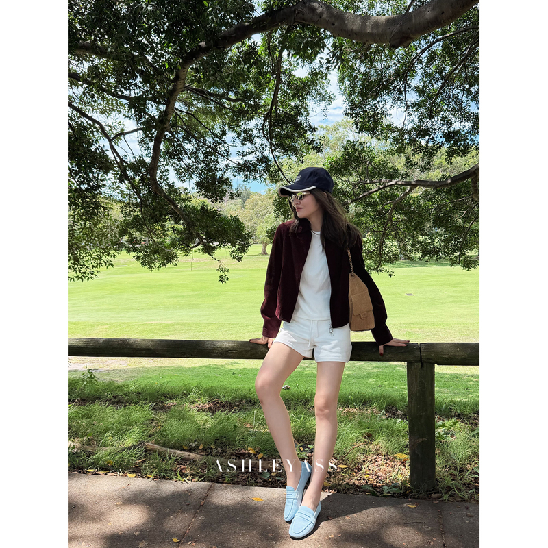 Ashleyass "Four Seasons Essential" Comfortable and Versatile Drawstring Elastic Waist A-Line Loose Casual Shorts for Women Summer