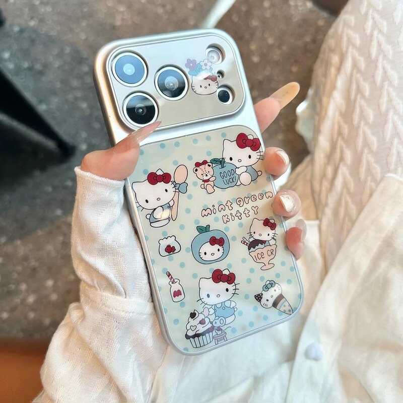 Sweet and Cute Girly Pink Mint Green Polka Dot Kitty Cat 12 Suitable for Apple 17Promax Phone Case Suitable for Iphone16Pro New Model 14 Large Window 13Pro Full Coverage 17 Sweet and Cute Girly Pink Mint Green Polka Dot Kitty Cat 12 Suitable for Apple 17Promax Phone Case Suitable for Iphone16Pro New Model 14 Large Window 13Pro Full Coverage 17
