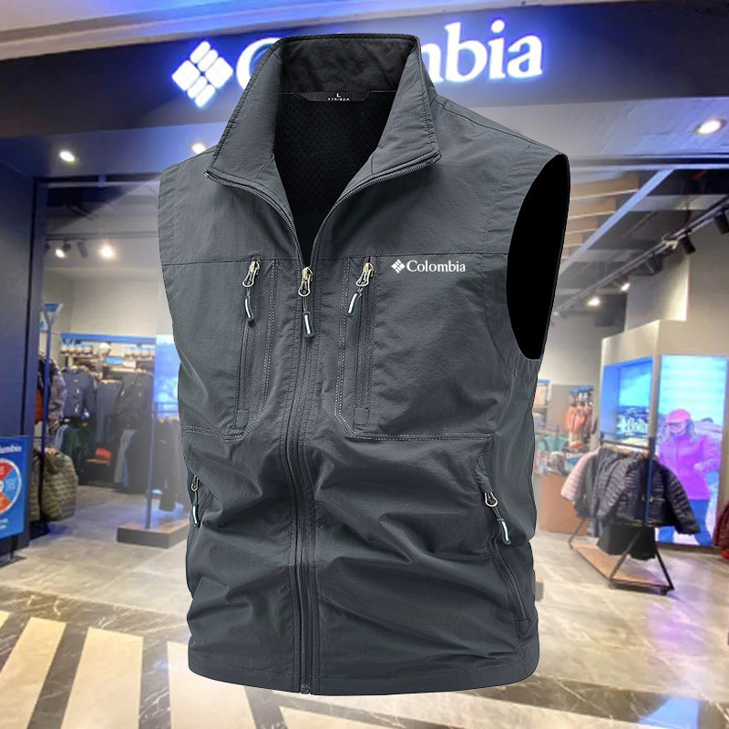 Colin's Special Offer New Men's Vest for Autumn Outdoor Casual Sports Workwear Vest Jacket Quick-Drying Breathable Multi-Pocket Colin's Special Offer New Men's Vest for Autumn Outdoor Casual Sports Workwear Vest Jacket Quick-Drying Breathable Multi-Pocket