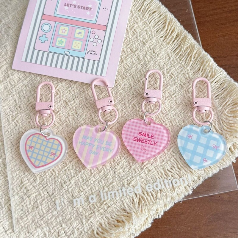 Fairy Tale Party Candy-Colored Lobster Clasp Bead Keychain Backpack Pendant Simple DIY Accessory Keyring Fairy Tale Party Candy-Colored Lobster Clasp Bead Keychain Backpack Pendant Simple DIY Accessory Keyring