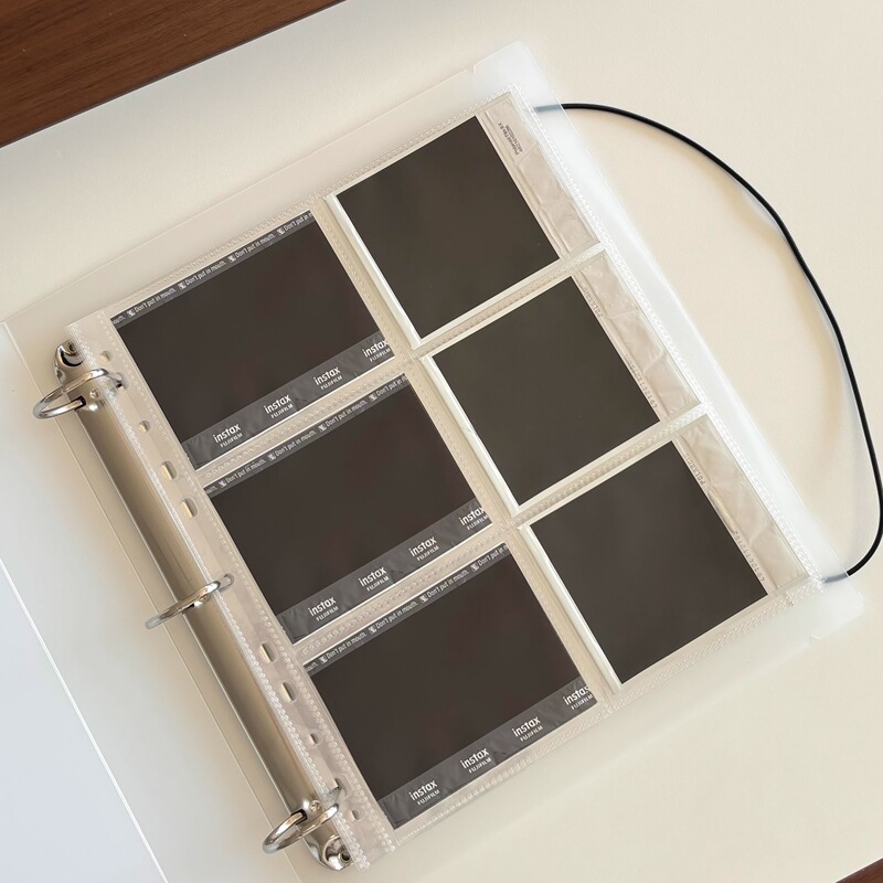 Polaroid Wide Format Photo Album Widea4 Suitable for Itype600 Large Capacity Sx70 Loose-Leaf Storage