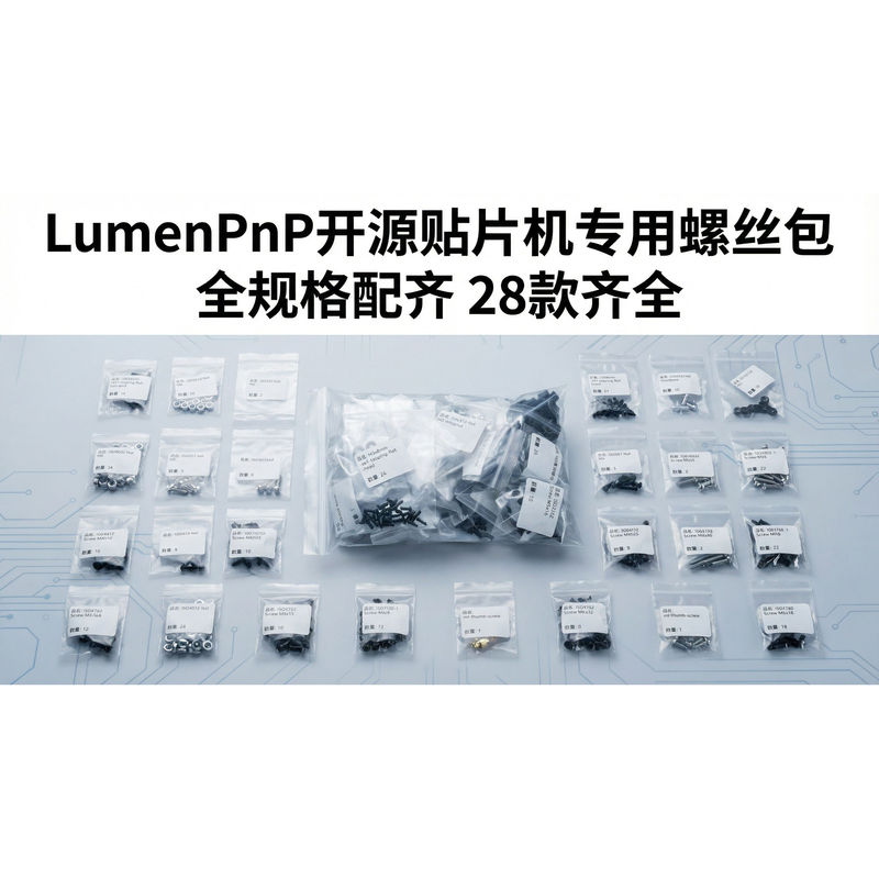 Lumenpnp Open-Source Chip Mounter Dedicated Host Machine Screw Kit [Full Range of Specifications Included, Free Shipping for Non-Remote Areas]