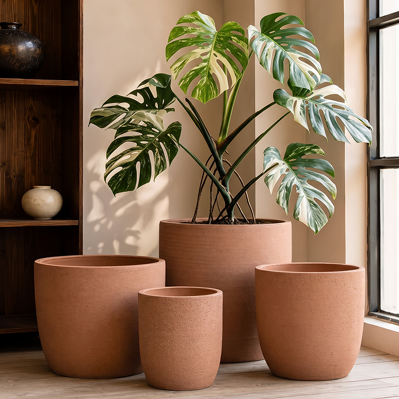 Extra-Large Breathable Red Clay Flower Pot for Home Use, Suitable for Monstera, Orchids, Bonsai, Money Tree, Bougainvillea, Coarse Pottery Large Flower Pot Extra-Large Breathable Red Clay Flower Pot for Home Use, Suitable for Monstera, Orchids, Bonsai, Money Tree, Bougainvillea, Coarse Pottery Large Flower Pot