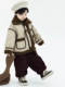 German Razt Brand Store Boys' Winter Jacket 2025 New Style Fleece-Lined Thickened Warm Leather and Fur Integrated Coat
