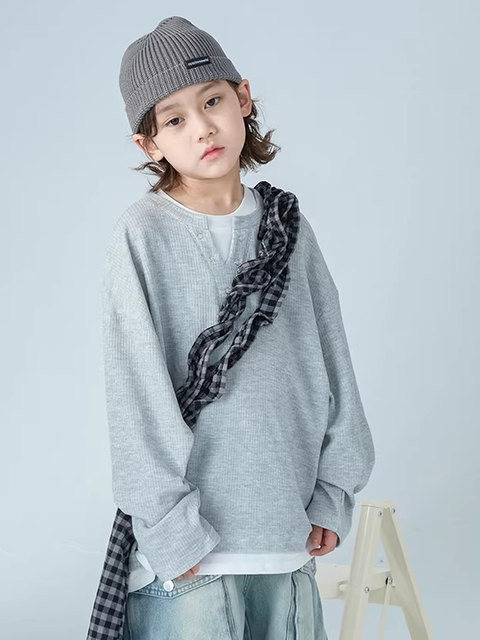 German Razt Brand Store Boys' Long-Sleeve Spring and Autumn 2026 New Children's Spring Outfit Thin Sweatshirt