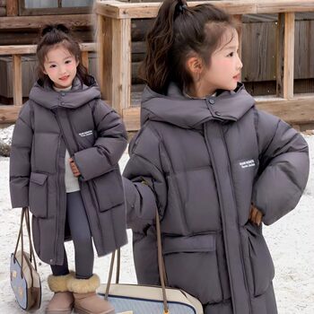 German Razt Brand Store Children's Thickened down Jacket 2025 Mid-Length Warm and Cold-Resistant 90% down Children's Outerwear