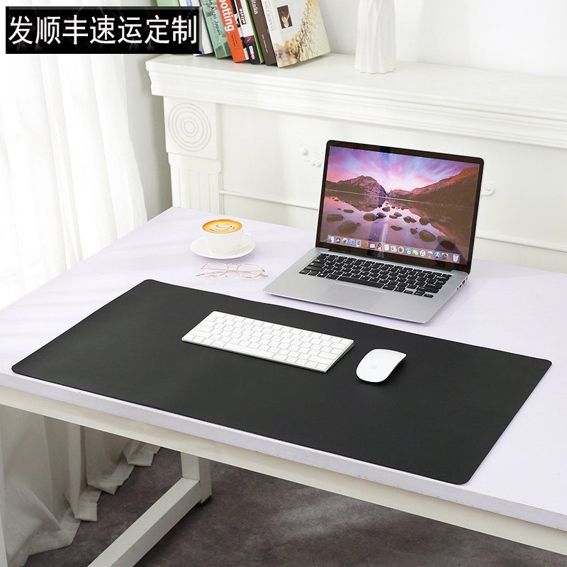 Computer office writing desk cushion extra-large leather desk furniture cushion mouse mat custom made 