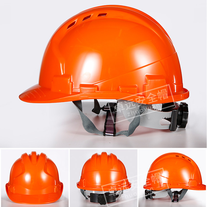 Каска строительная Zhuoyuan ZY-10 оранжевая