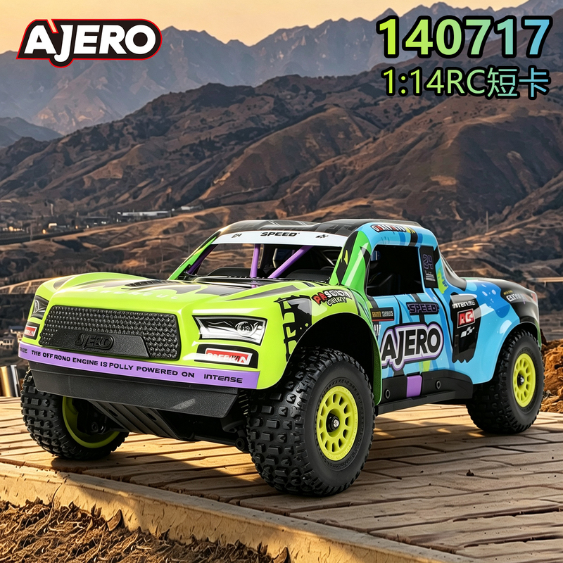 Agero 1:14 Short-Course Rc Remote Control Car, Off-Road Climbing, Professional-Grade Four-Wheel Drive, High-Speed, High-Power Rally Car