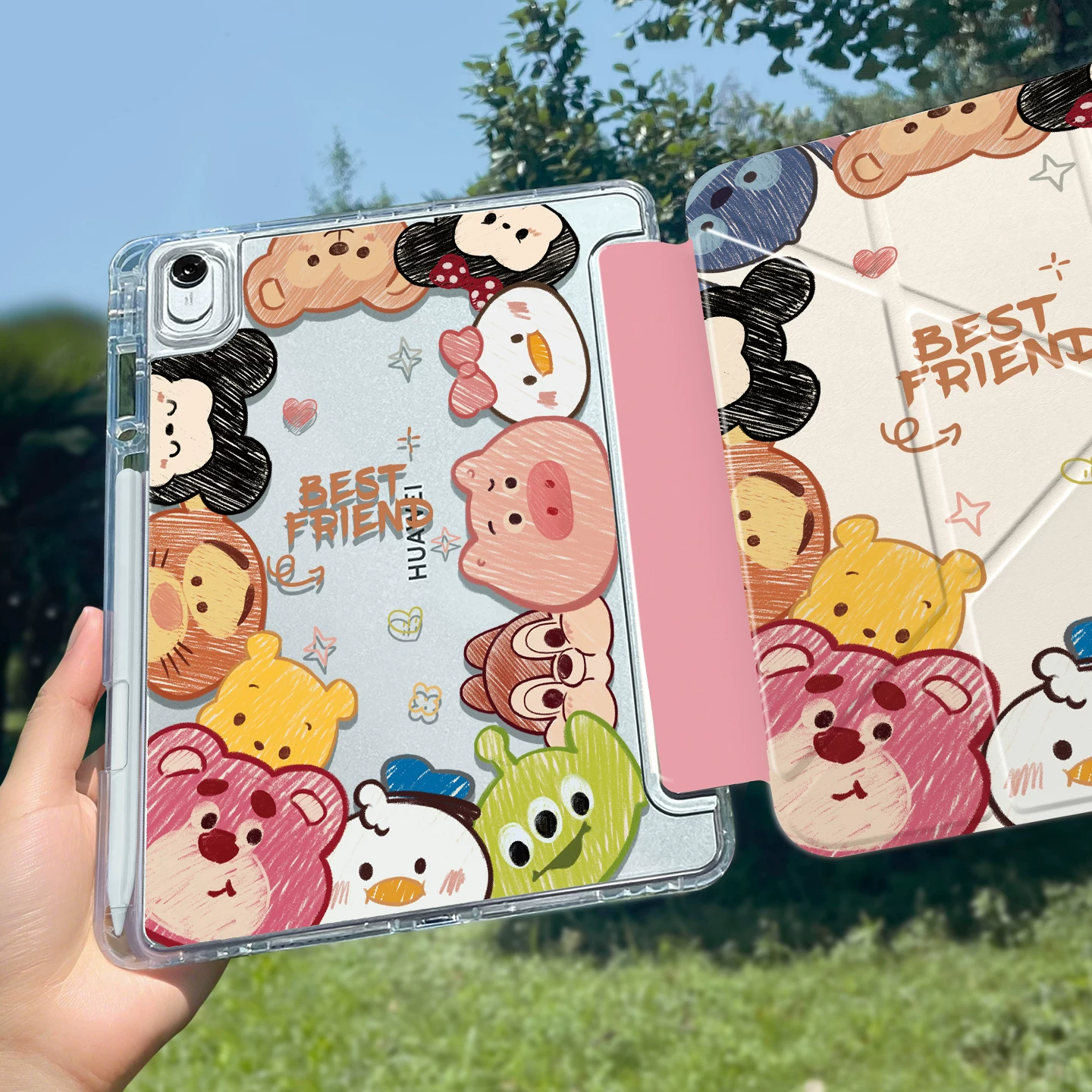 Чехол для iPad Hello Kitty, подходит для Apple защитный чехол 11-го поколения A16, чехол 2025 нового iPad Air 7, планшет iPad Pro 11 дюймов, мини 6, против падений, гибкость, 5 10-е поколение, с отсеком для стилуса, 398 тонкий и легкий
