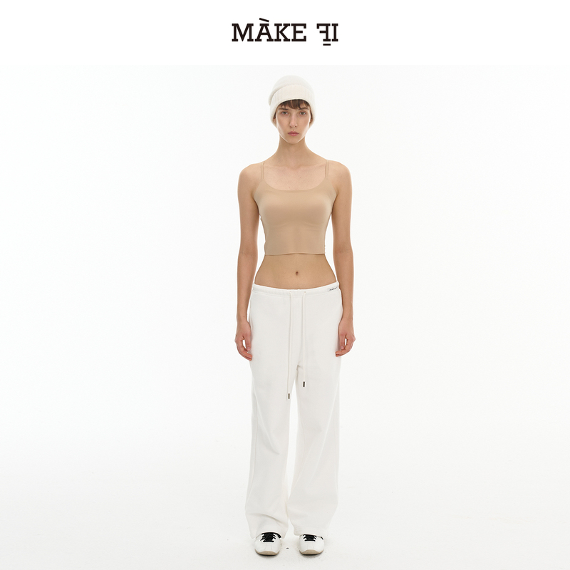 【Make if official store 】2026 Spring/Summer New Designer Brand Nude Feel Wrap Bra Camisole Underwear