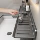 Bathroom storage rack in front of the mirror toilet hand basin wash basin wall-mounted punch-free bathroom storage rack