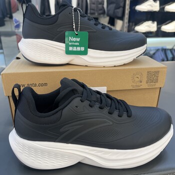 Anta yuntu丨lightweight rebound cushioning running shoes for men 2025 autumn new black running shoes 112545519