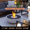 Outdoor Fireplace Real Fire Gas Heating Villa Hotel Outdoor Alcohol Atomizer Stove Atmosphere Landscaping Garden Bonfire Stove