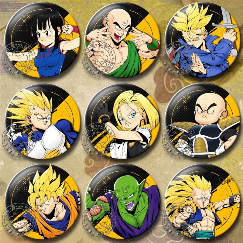 Dragon Ball Z Pendant Badges, Son Goku, Piccolo, Shenron Merchandise, Gifts, Collectibles, High-Quality Accessories