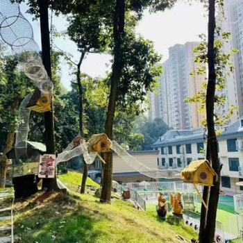 Squirrel runway cage nest small animal display cabin pet new iron mesh kindergarten mesh cage iron cage park cage