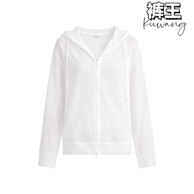 Sister Li Li [Snowflake Cotton Lyocell Air Conditioning Shirt] 2026 Spring/Summer Hooded Solid Color Long Sleeve T-Shirt