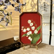 Cloisonné Intangible Cultural Heritage Tea Tray Decorative Ornaments Chinese Style Gifts Team Building Study Handmade DIY Filigree Enamel Materials