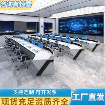 Command center console, monitoring center, monitoring console, two-way triple security center console