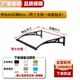 Outdoor Rainproof Canopy with Large Water Trough, Aluminum Alloy Bracket, Transparent Silent Eaves, Window Balcony Courtyard Sunshade Awning