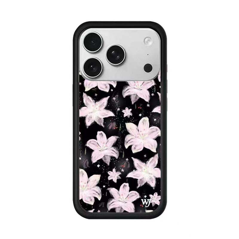 Wildflower Collaboration Black Lily/Black Pink Lily/White Polka Dot Case Suitable for Apple 17Pro, iPhone 16/15/14/13Promax, Classic Anti-Drop Protective Cover Wildflower Collaboration Black Lily/Black Pink Lily/White Polka Dot Case Suitable for Apple 17Pro, iPhone 16/15/14/13Promax, Classic Anti-Drop Protective Cover