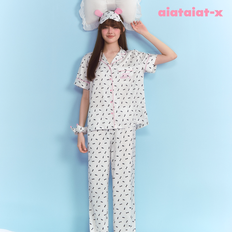Aiataiat-X Series of Short-Sleeved Loungewear Sets That Are Loved by Both Kittens and Puppies