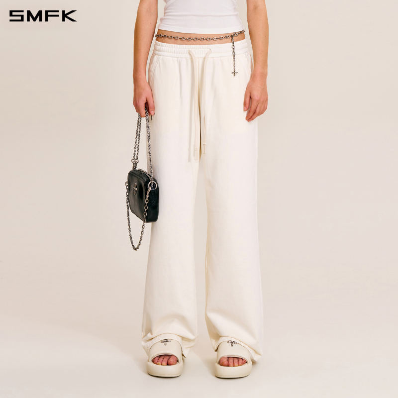 Smfk【Wang Yuwen's Style】Retro Wide Straight-Leg Sweatpants Vintage Dyed Faded Pv001B Work Pants Smfk【Wang Yuwen's Style】Retro Wide Straight-Leg Sweatpants Vintage Dyed Faded Pv001B Work Pants