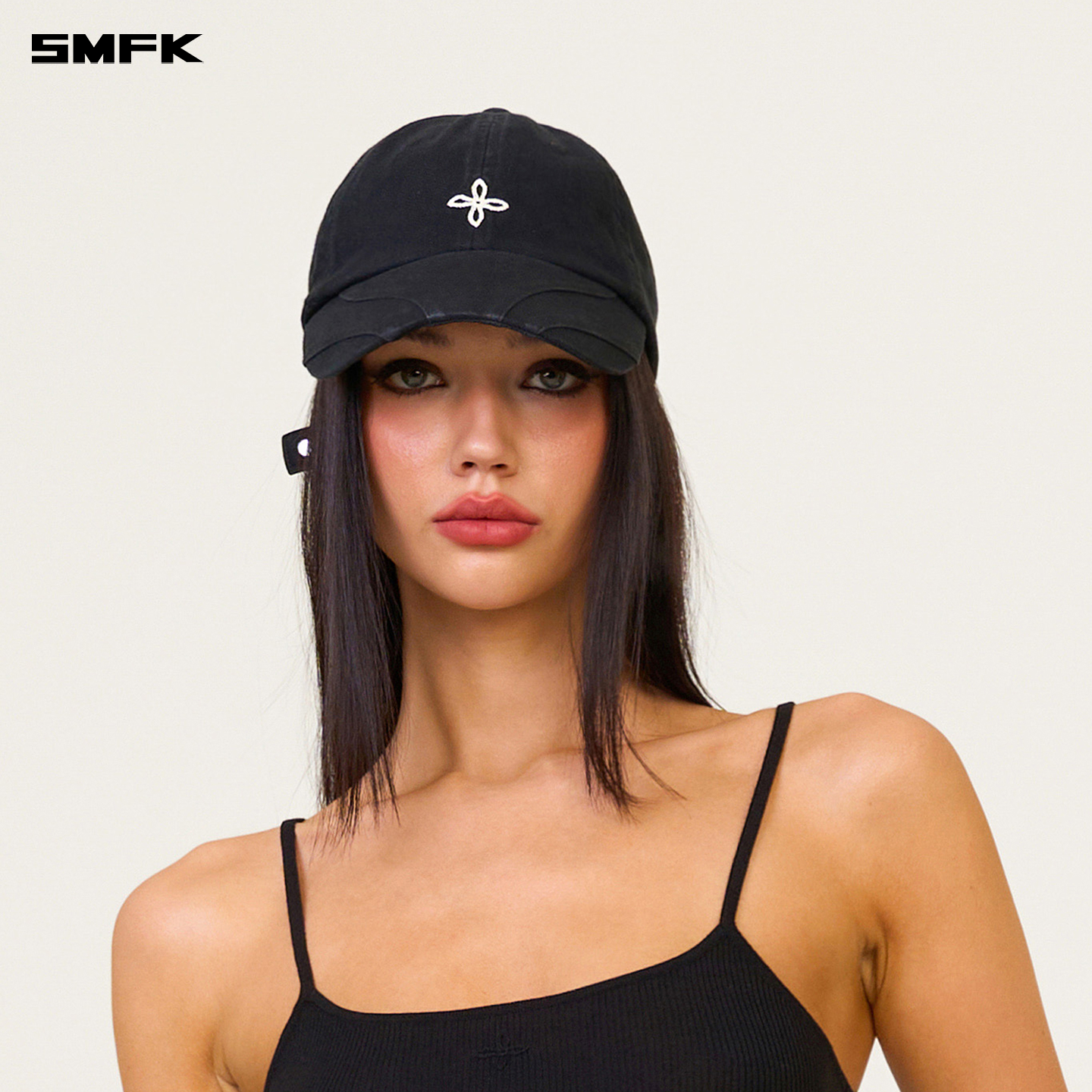 Классическая бейсболка SMFK с крестообразным цветком/цепочкой, вышивка, изогнутый край H0001B4/5