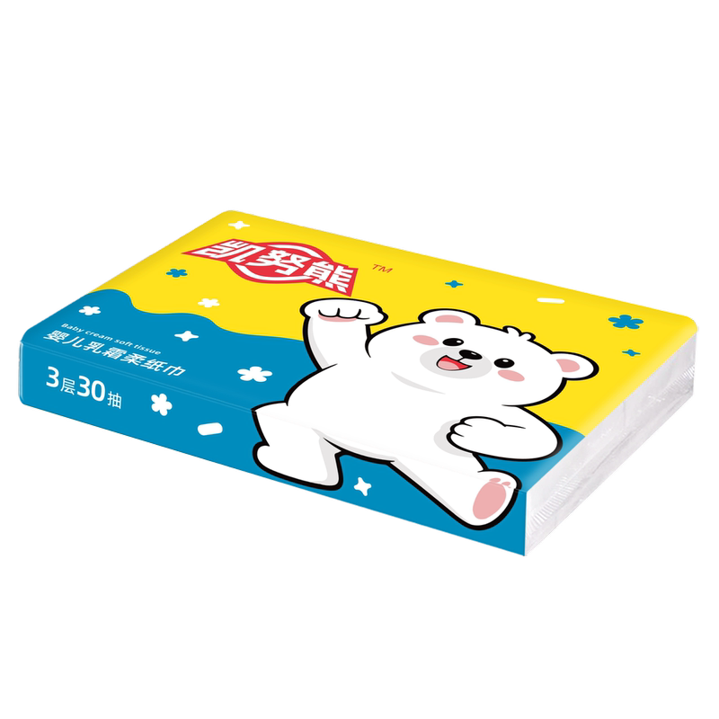 Cloud Soft Towel Cream Paper Baby Hand and Mouth Soft Tissue Paper Pack Affordable Moisturizing Gb1001