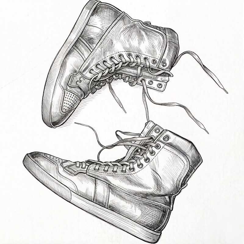 [Dini]  04AW"Victim of the Crime"Zip Sneakers