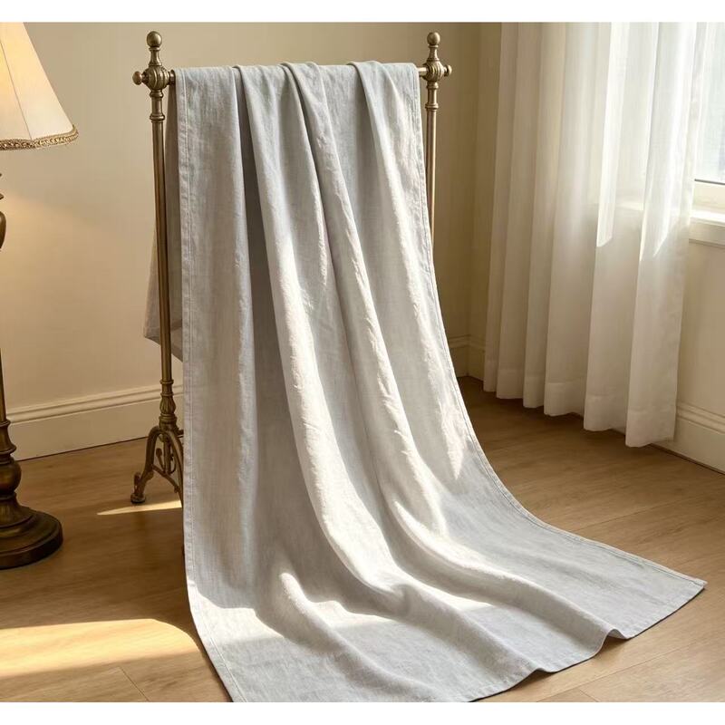 【9-Piece Rain Dew Hemp Bath Towel Set】100% Hemp Rain Dew Clean Version Bath Towel with High Absorbency