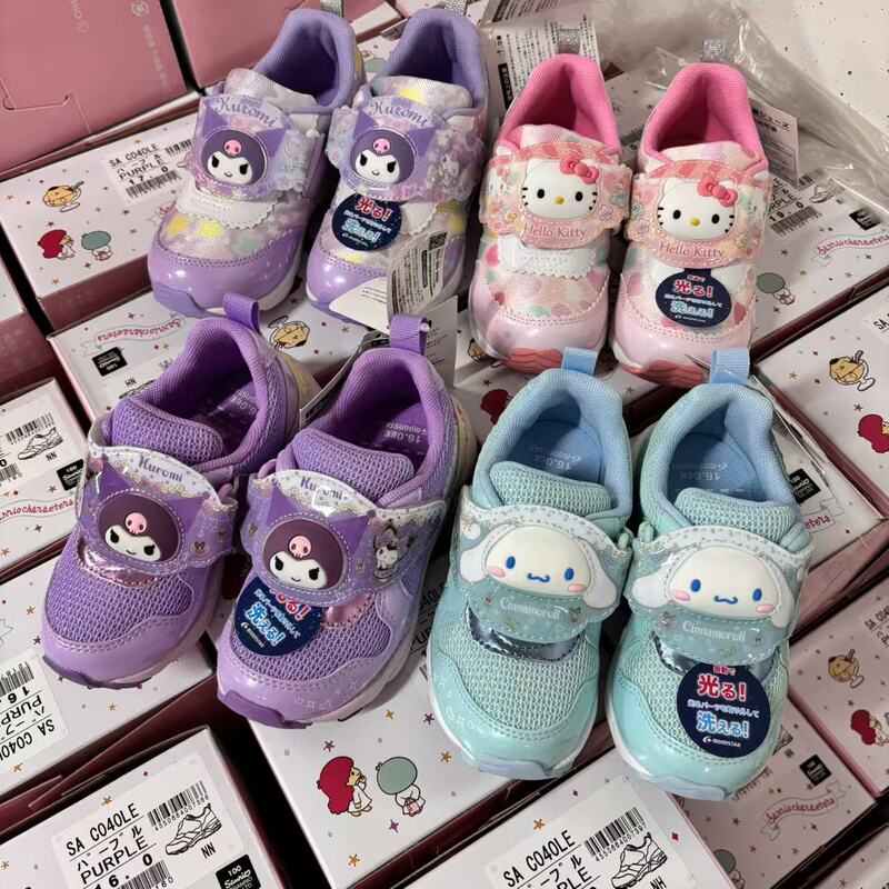 Authentic Children's Kuromi/Kitty Light-Up Shoes from Japan, No Shoe Box