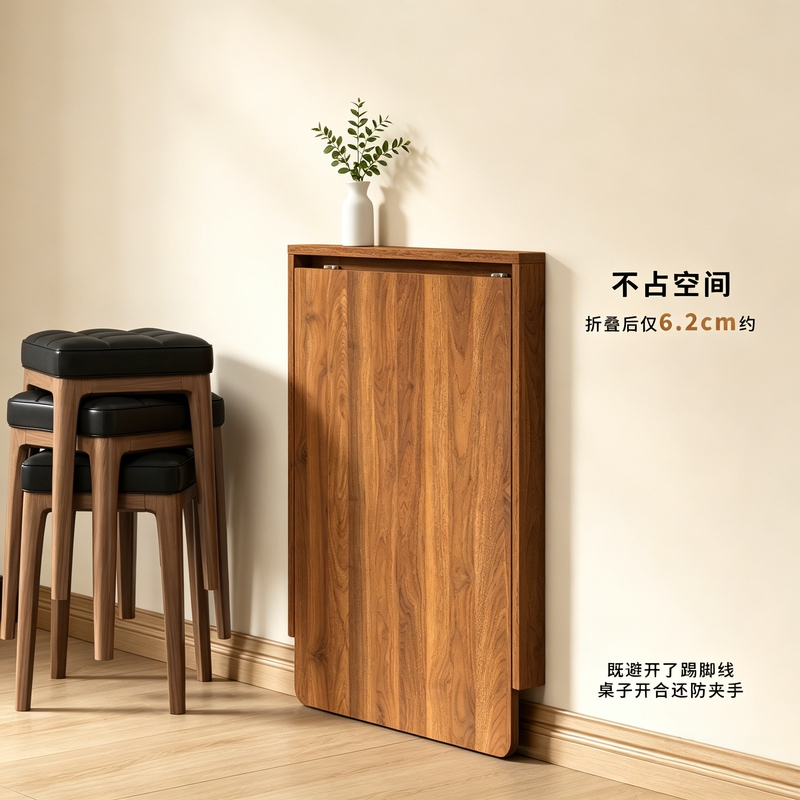 Multifunctional Wall-Mounted Folding Dining Table, Home Hidden Desk, Study Table, Small Apartment Ultra-Thin Makeup Table Multifunctional Wall-Mounted Folding Dining Table, Home Hidden Desk, Study Table, Small Apartment Ultra-Thin Makeup Table
