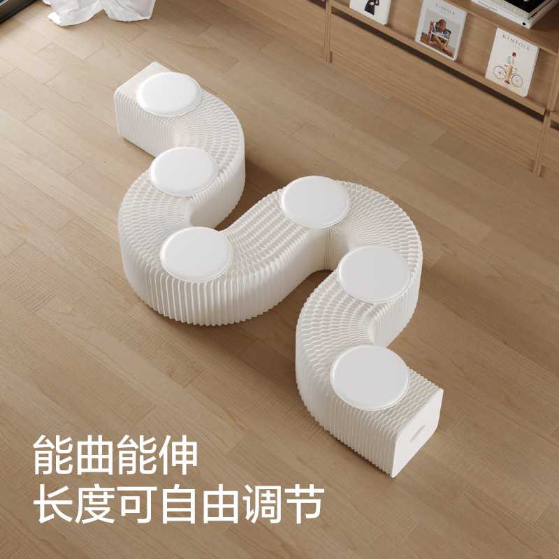 源头厂家风琴纸伸缩折叠凳带皮垫！可变形待客区长椅超实用(๑•̀ㅂ•́)و _模型制作工具_淘宝游戏网
