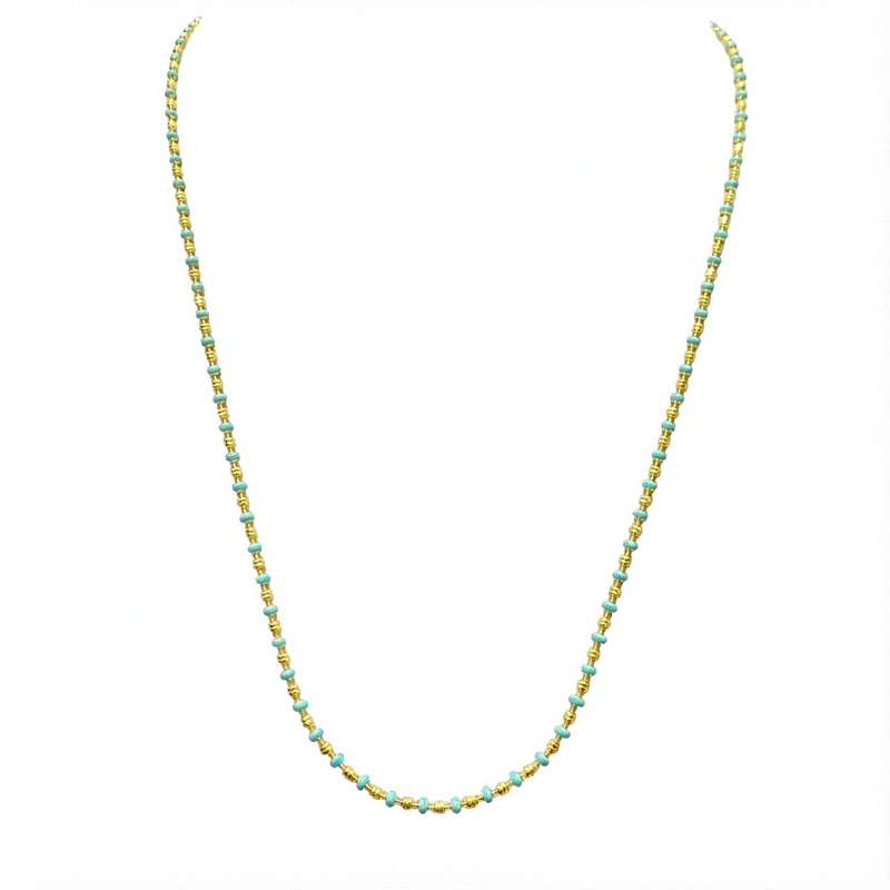 [Cole Selection] Turquoise Enamel Necklace/Bracelet Small 326174/226096/326246/226