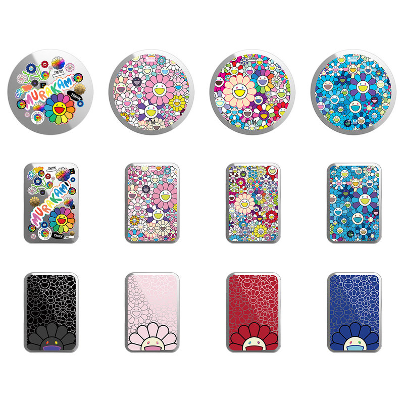 Celebrity-Inspired Third Edition Takashi Murakami Sunflower Magsafe Magnetic Stand Ring Card Holder Compatible with Apple Celebrity-Inspired Third Edition Takashi Murakami Sunflower Magsafe Magnetic Stand Ring Card Holder Compatible with Apple