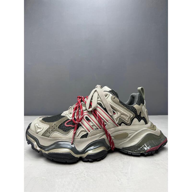 Paris Series Original Design Retro Color-Blocking Dad Shoes Men's Leather Air-Cushion Thick-Soled Sneakers Paris Series Original Design Retro Color-Blocking Dad Shoes Men's Leather Air-Cushion Thick-Soled Sneakers